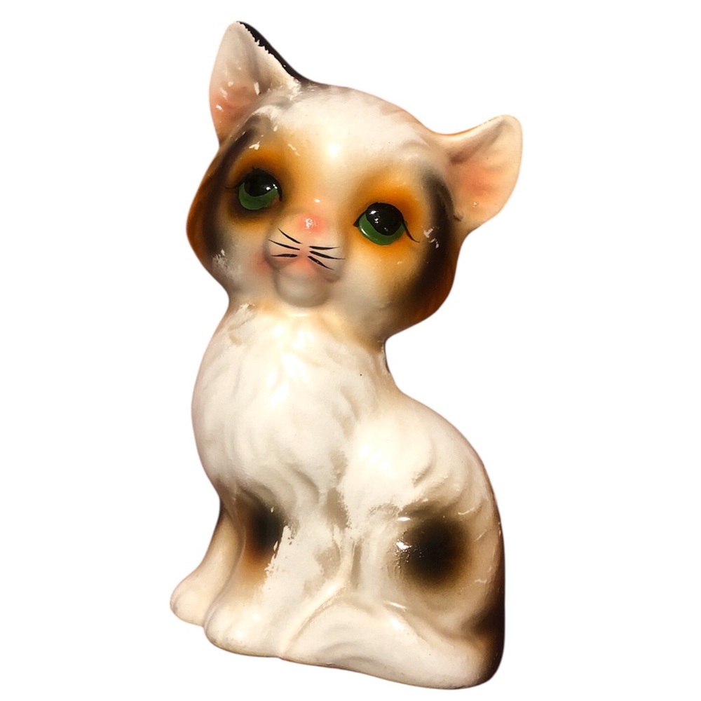 VTG Calico Cat Figurine